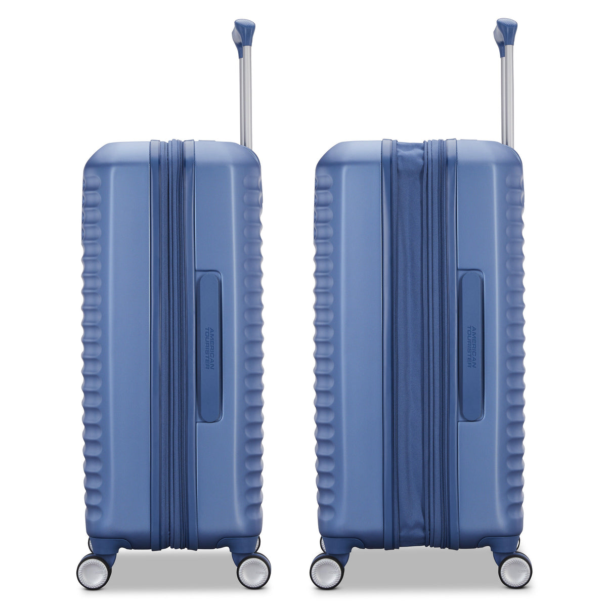American Tourister Stratum 3.0 2 Piece Set (CO/L) in the color Elemental Blue.