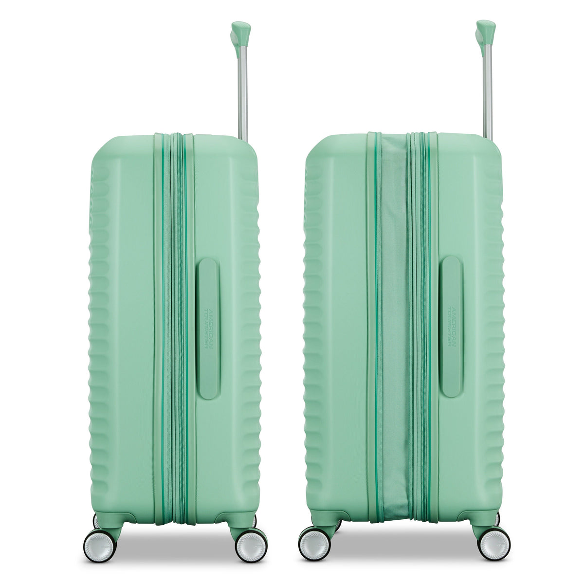 American Tourister Stratum 3.0 3 Piece Set (CO/M/L) in the color Surreal Green.