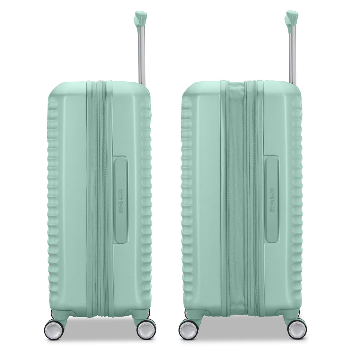American Tourister Stratum 3.0 2 Piece Set (CO/L) in the color Surreal Green.