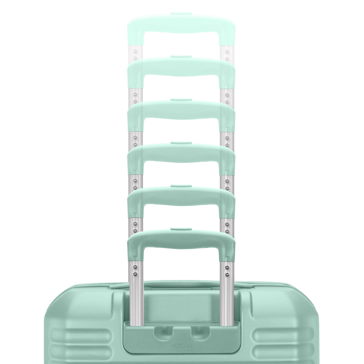 American Tourister Stratum 3.0 2 Piece Set (CO/L) in the color Surreal Green.