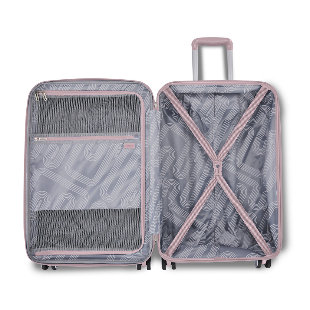 American Tourister Stratum 3.0 2 Piece Set (CO/L) in the color Pink Blush.