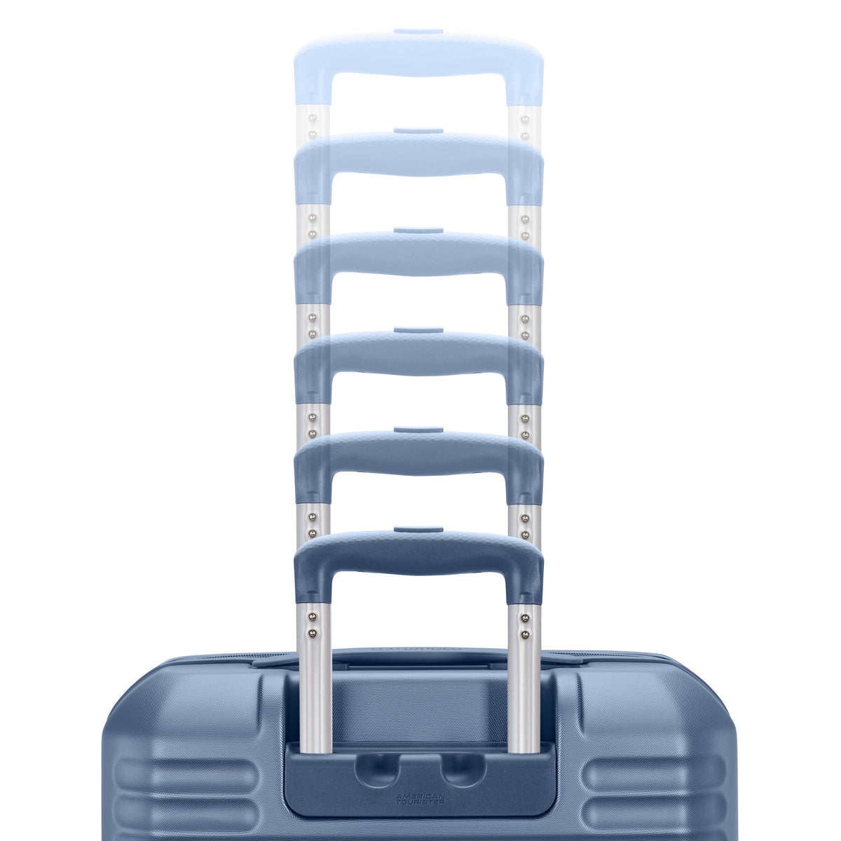American Tourister Stratum 3.0 3 Piece Set (CO/M/L) in the color Elemental Blue.