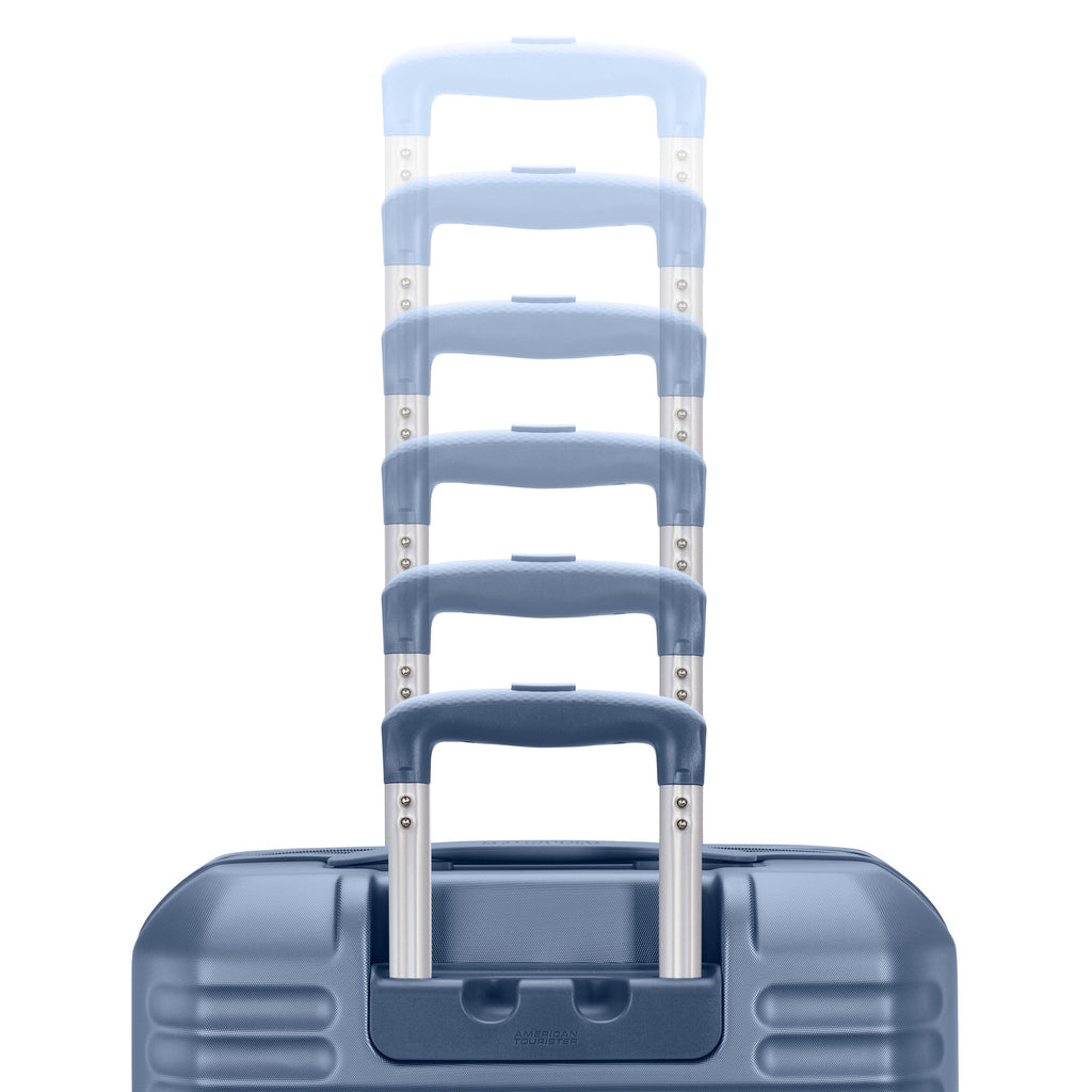 American Tourister Stratum 3.0 3 Piece Set (CO/M/L) in the color Elemental Blue.