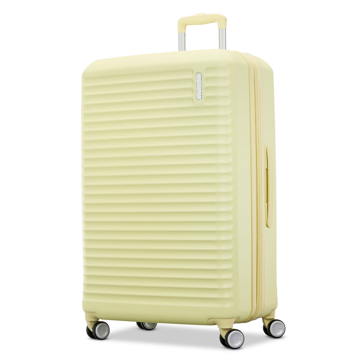 American Tourister Stratum 3.0 3 Piece Set (CO/M/L) in the color Celestial Yellow.