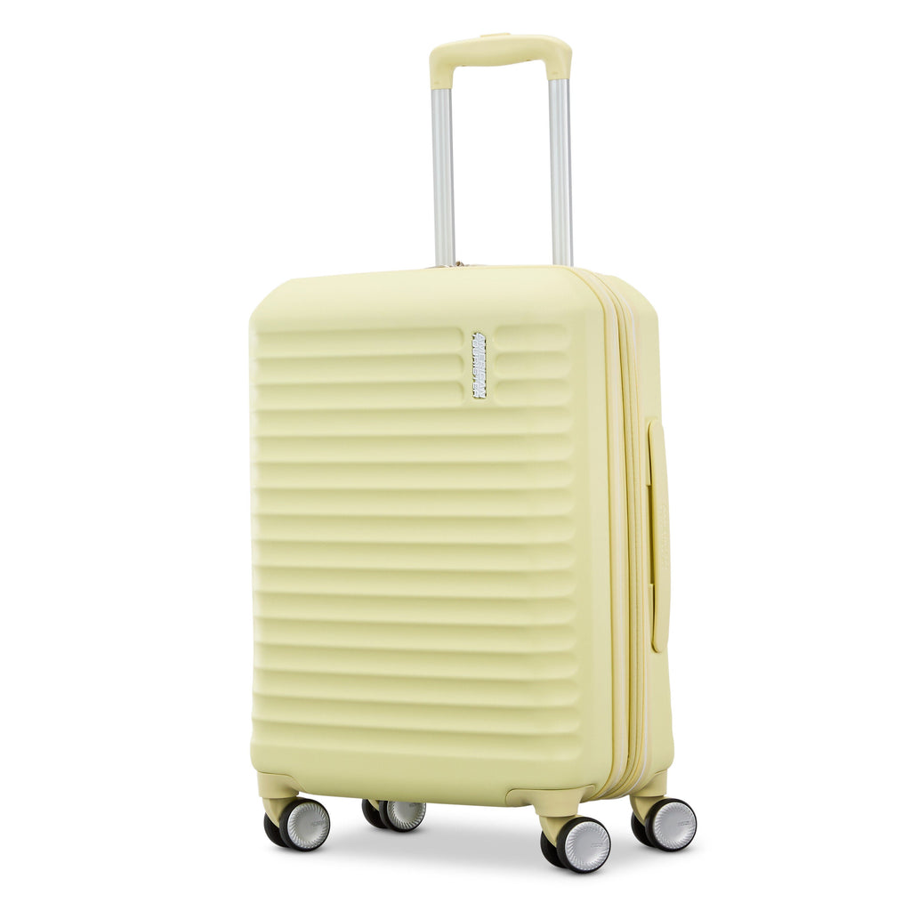 American Tourister Stratum 3.0 3 Piece Set (CO/M/L) in the color Celestial Yellow.