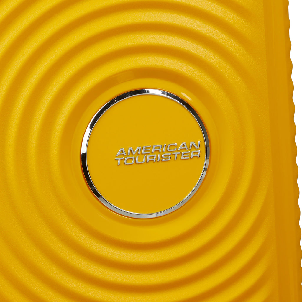 American Tourister Little Curio Spinner Carry-On™ Kids in the color Golden Yellow.
