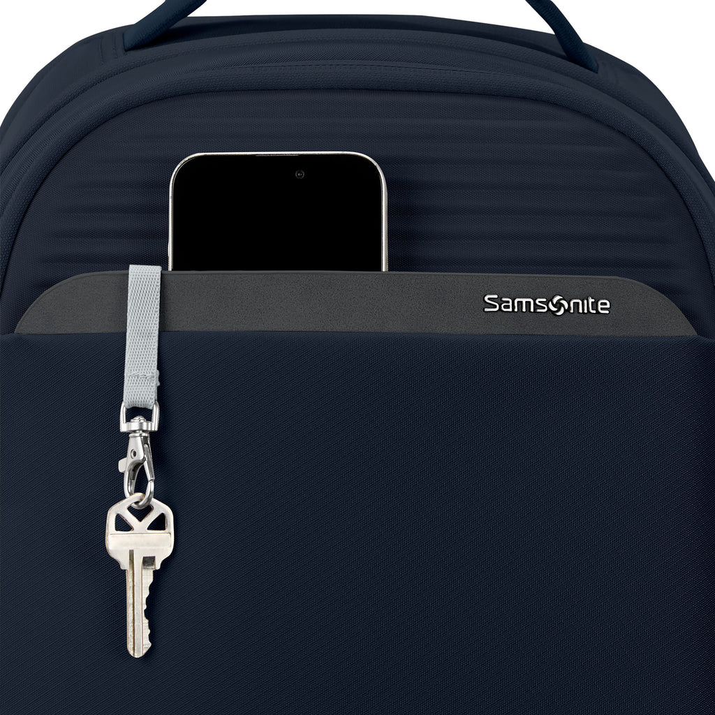 Samsonite Paralux Everyday Backpack in the color Midnight Navy.