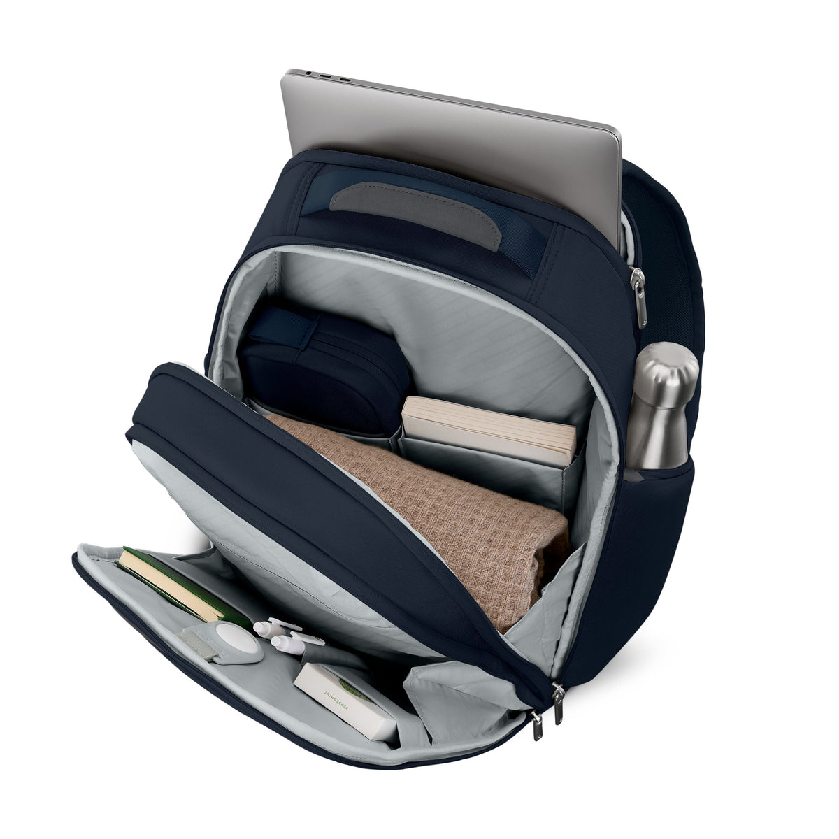 Samsonite Paralux Everyday Backpack in the color Midnight Navy.