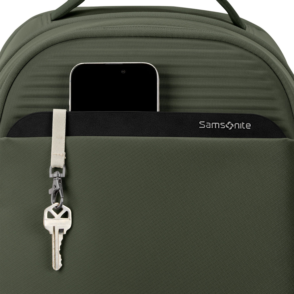 Samsonite Paralux Everyday Backpack in the color Olive.