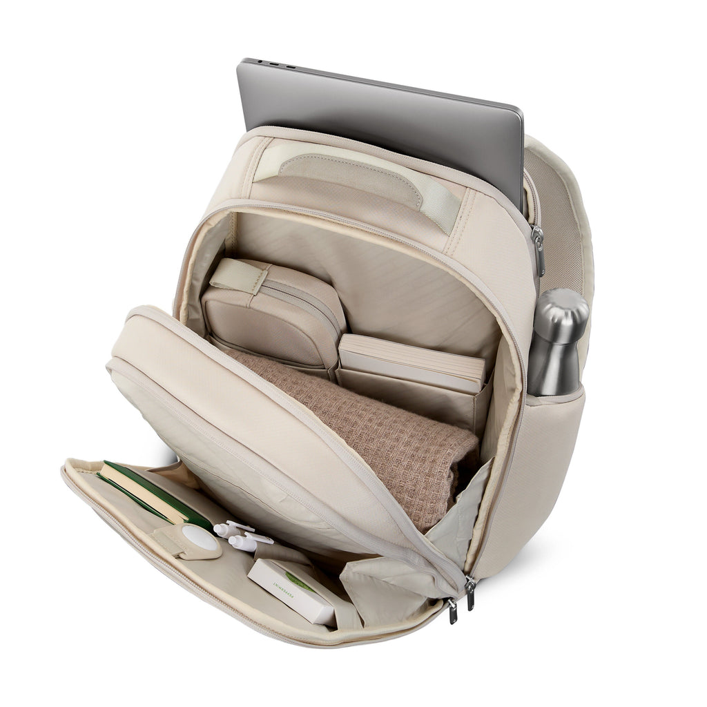 Samsonite Paralux Everyday Backpack in the color Stone Grey.