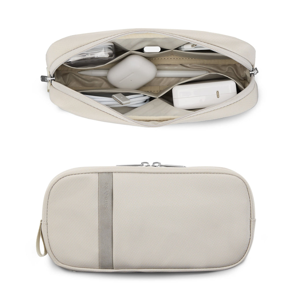 Samsonite Paralux Everyday Backpack in the color Stone Grey.