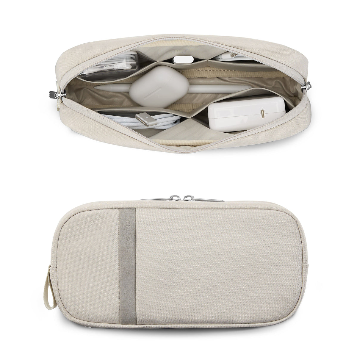 Samsonite Paralux Everyday Backpack in the color Stone Grey.