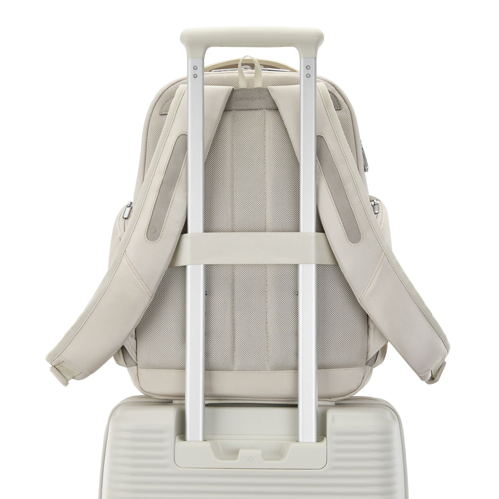 Samsonite Paralux Everyday Backpack in the color Stone Grey.