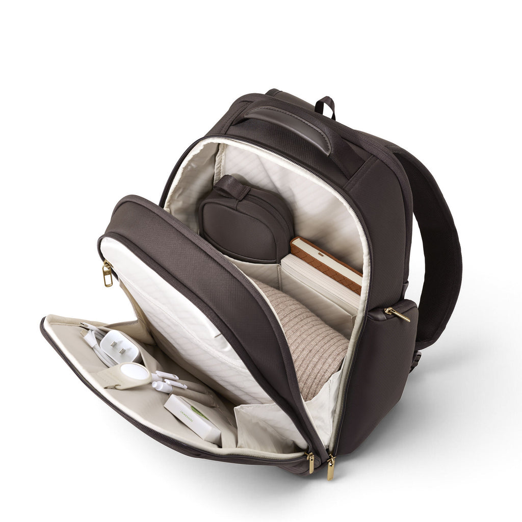 Samsonite Paralux Everyday Backpack in the color Coffee Bean.