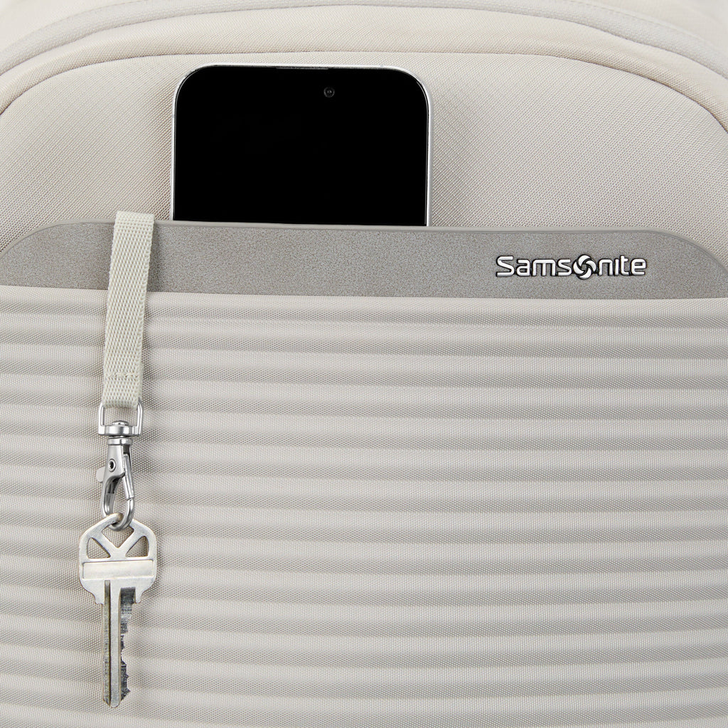 Samsonite Paralux 2-in-1 Travel Backpack in the color Stone Grey.