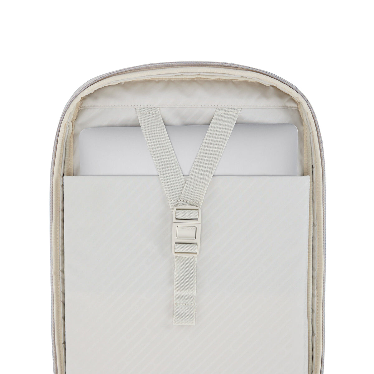 Samsonite Paralux 2-in-1 Travel Backpack in the color Stone Grey.