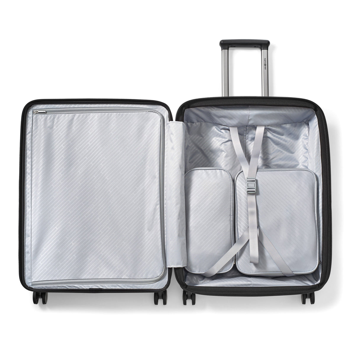 Samsonite Paralux Hardside Spinner Medium in the color Black.