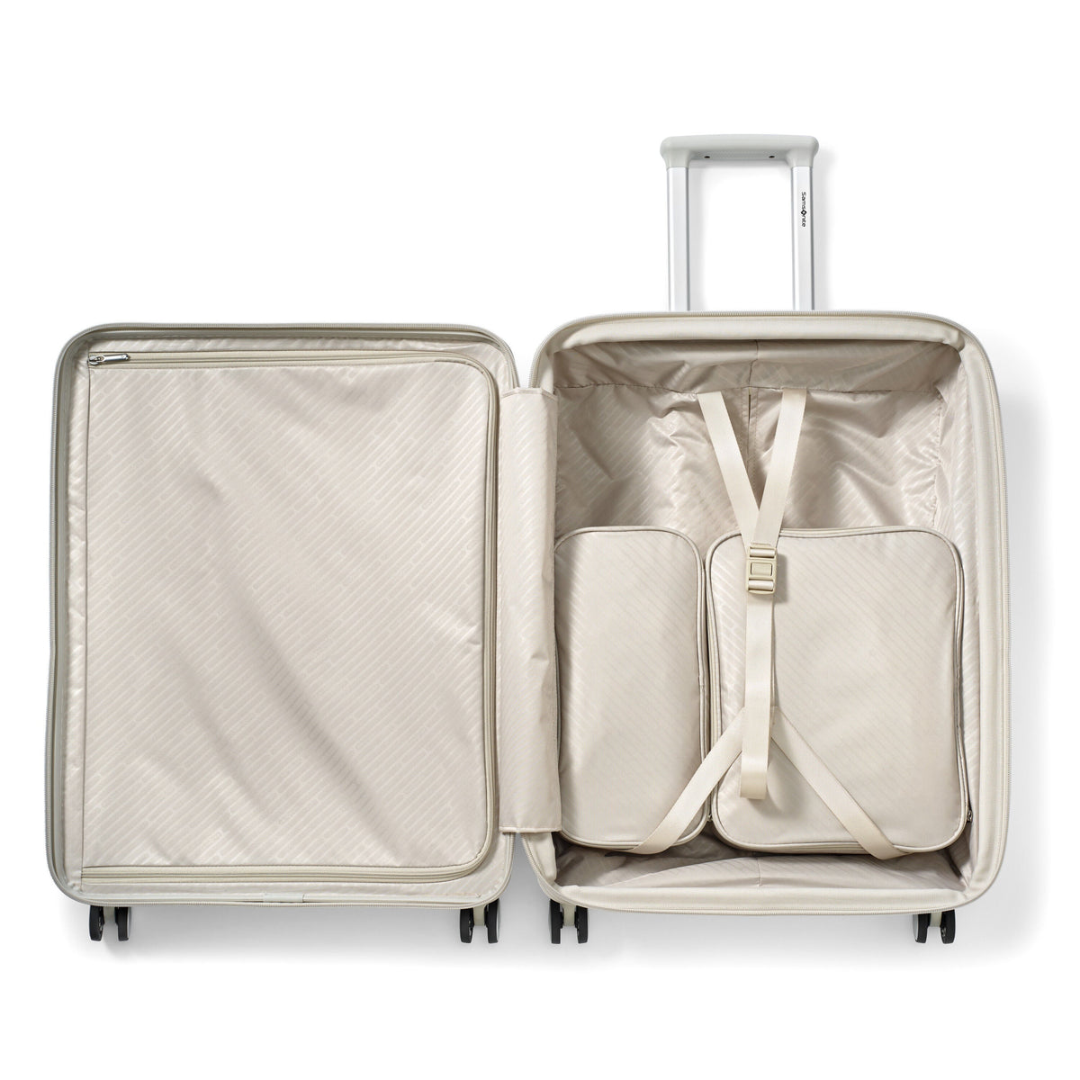 Samsonite Paralux Hardside Spinner Medium in the color Stone Grey.