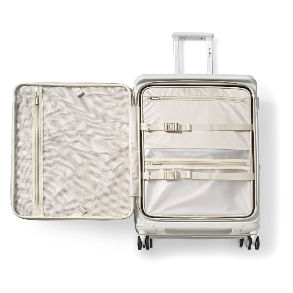 Samsonite Paralux Hardside Spinner Medium in the color Stone Grey.