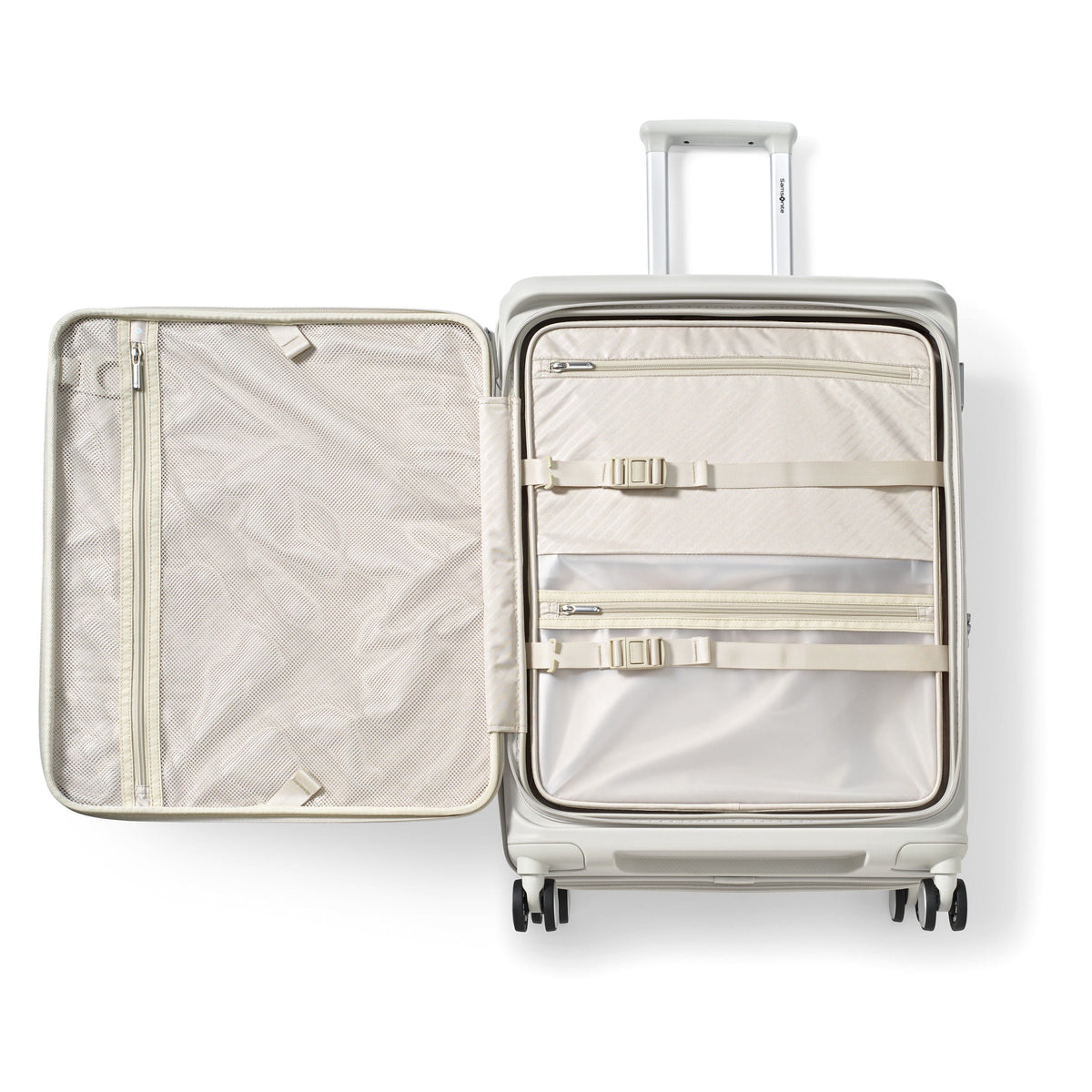 Samsonite Paralux Hardside Spinner Medium in the color Stone Grey.