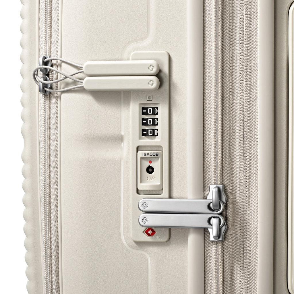 Samsonite Paralux Hardside Spinner Medium in the color Stone Grey.