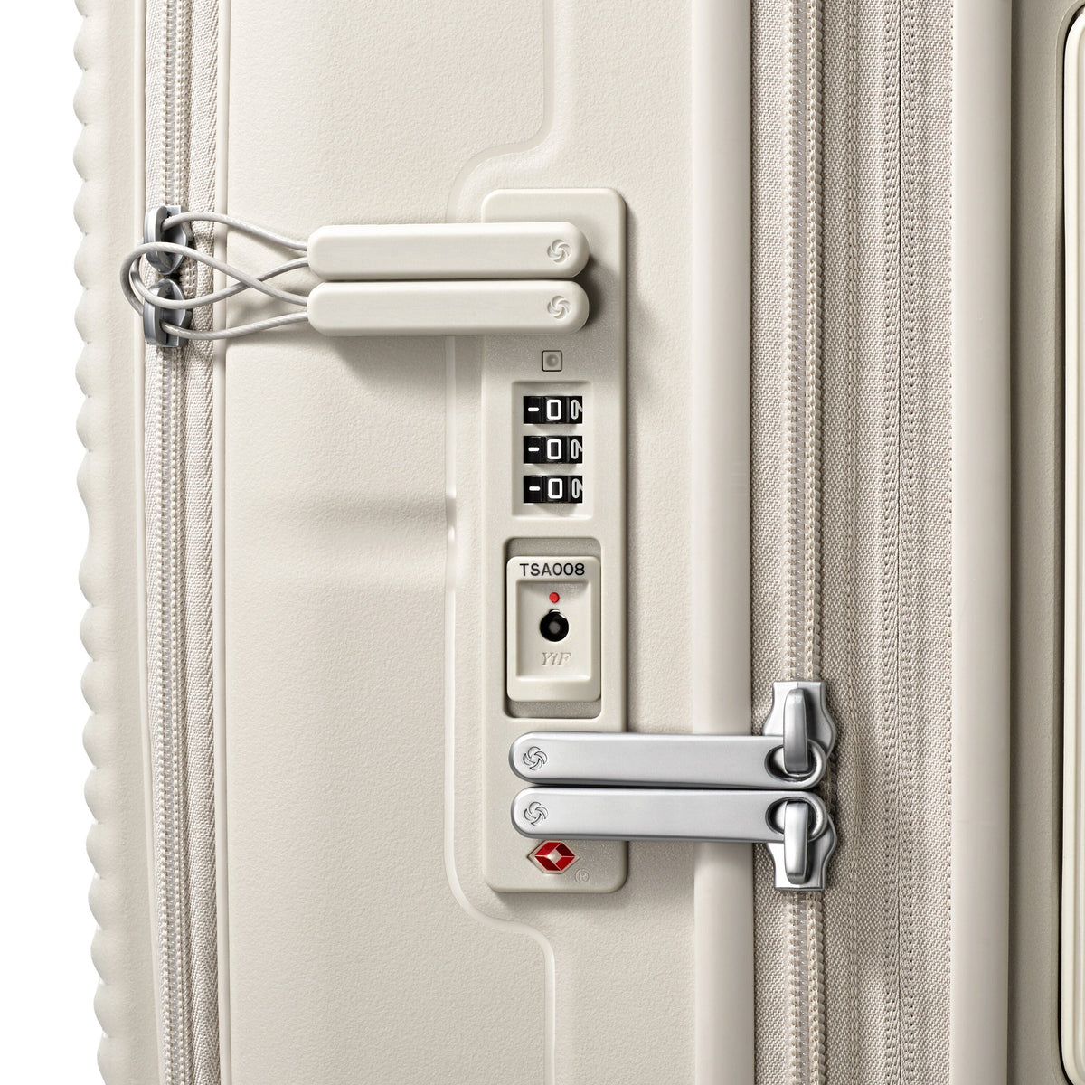 Samsonite Paralux Hardside Spinner Medium in the color Stone Grey.