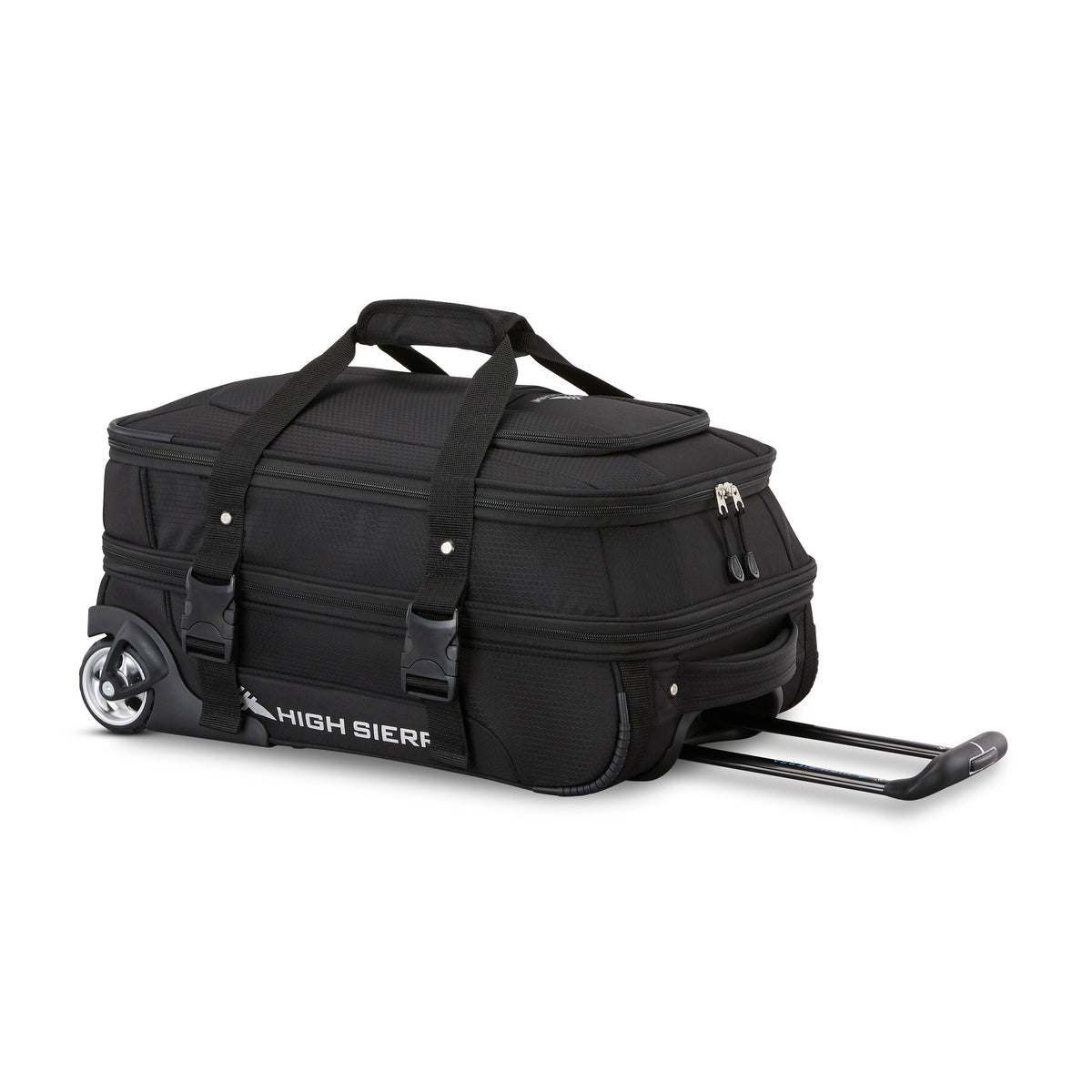 High Sierra Pendall Carry-On Wheeled Duffle in the color Black.