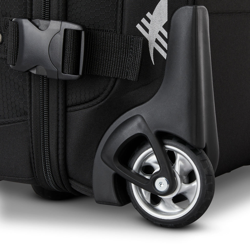 High Sierra Pendall Carry-On Wheeled Duffle in the color Black.