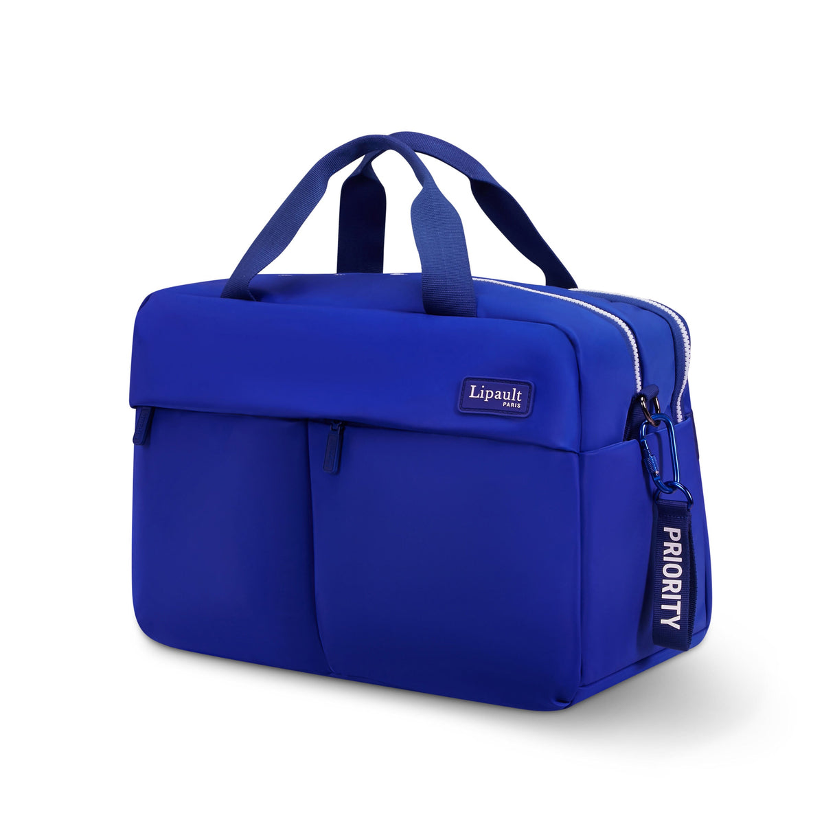 Lipault City Plume 24H Bag 2.0 - Layover in Mykonos in the color Magnetic Blue.