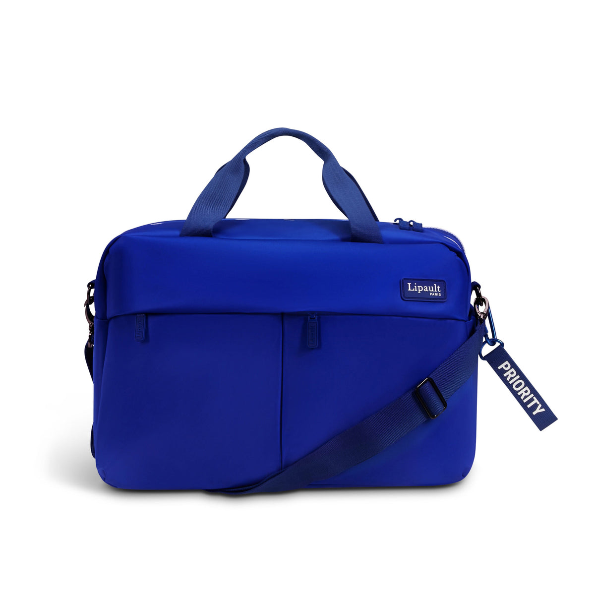 Lipault City Plume 24H Bag 2.0 - Layover in Mykonos in the color Magnetic Blue.