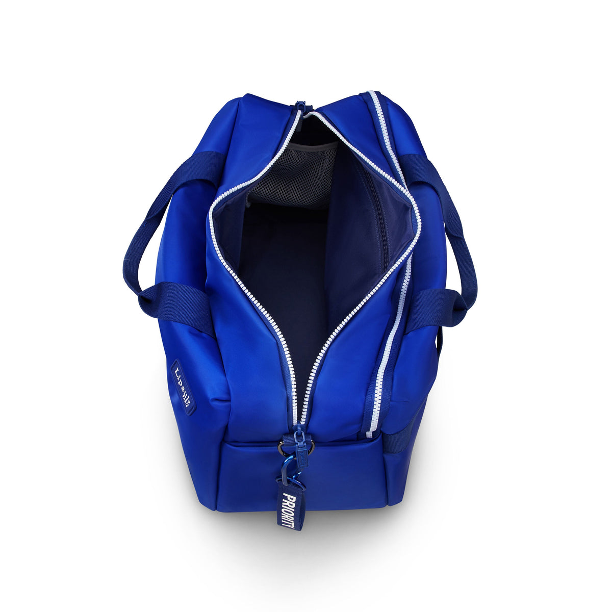 Lipault City Plume 24H Bag 2.0 - Layover in Mykonos in the color Magnetic Blue.