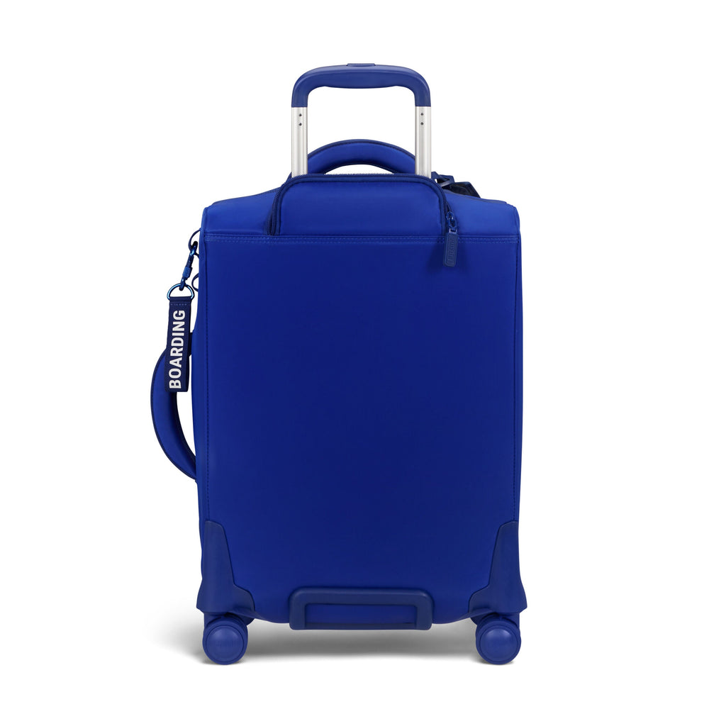 Lipault Plume Cabin Spinner - Layover in Mykonos in the color Magnetic Blue.