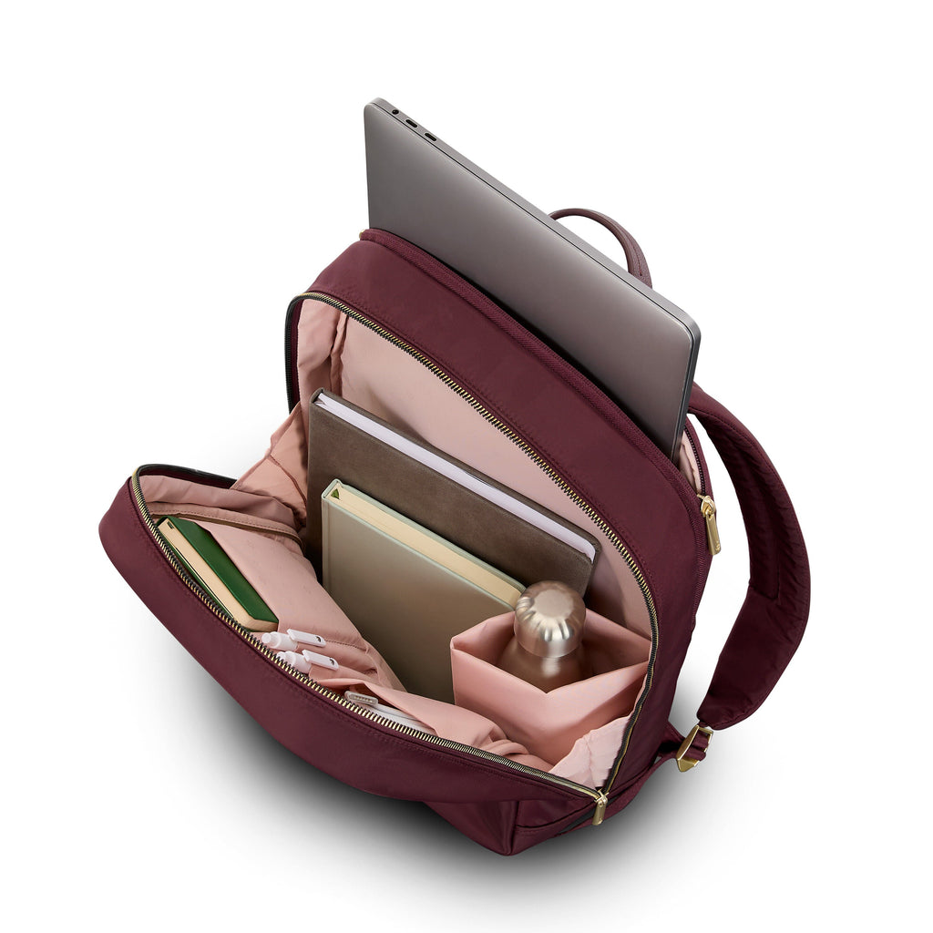 Samsonite Mobile Solution 2 Essential Backpack in the color Merlot.