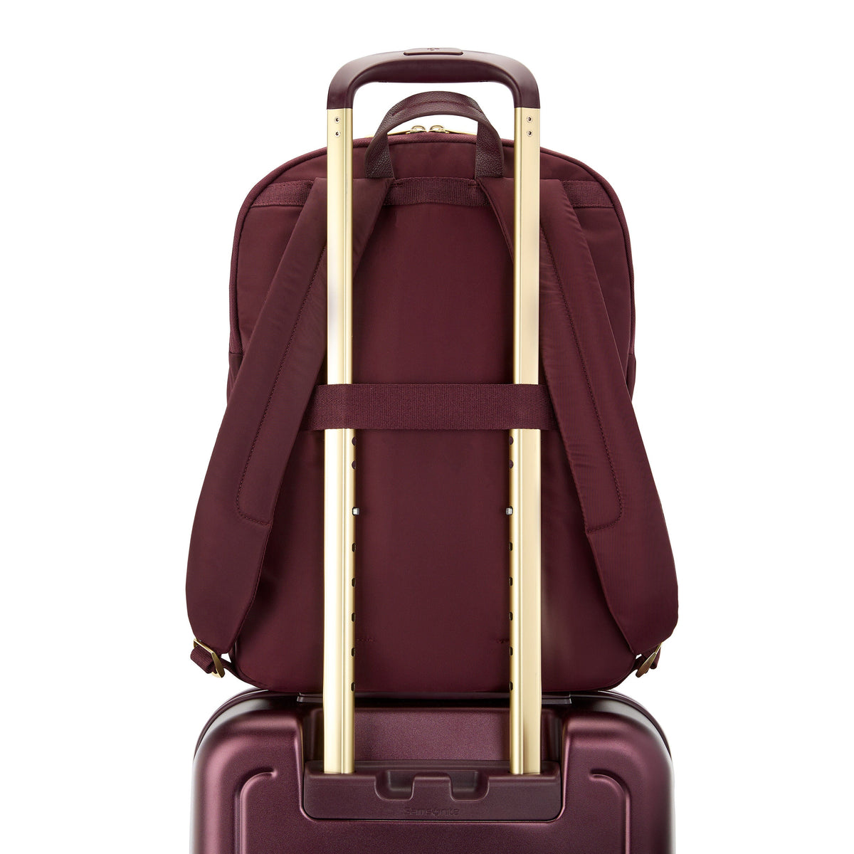 Samsonite Mobile Solution 2 Essential Backpack in the color Merlot.