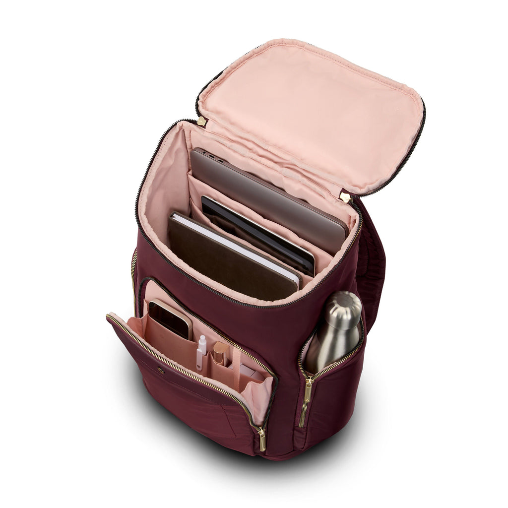 Samsonite Mobile Solution 2 Deluxe Backpack in the color Merlot.