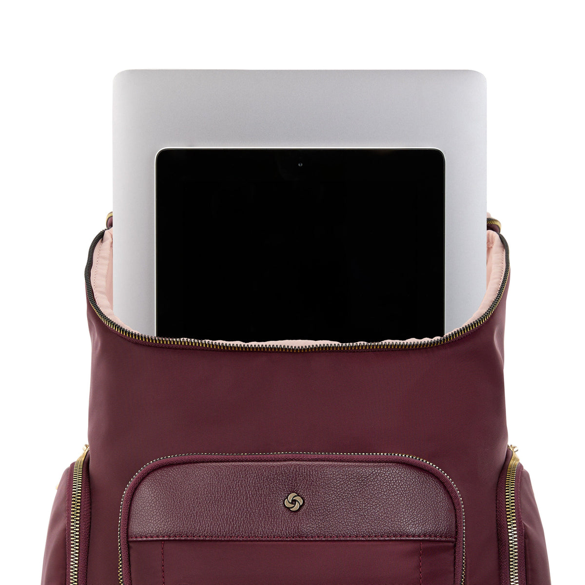Samsonite Mobile Solution 2 Deluxe Backpack in the color Merlot.