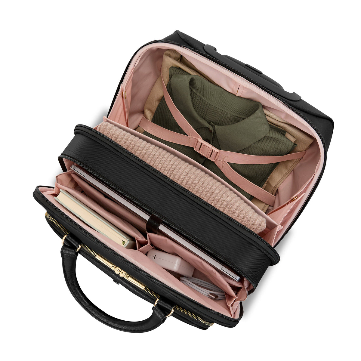 Samsonite Mobile Solution 2 Spinner Mobile Office in the color Black.
