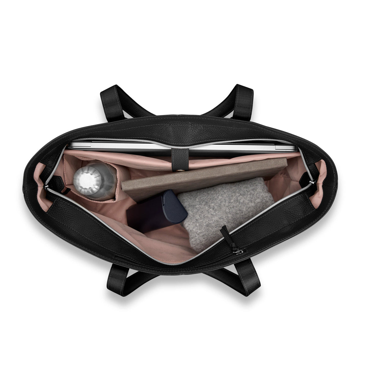Samsonite Mobile Solution 2 Leather Business Tote in the color Black.