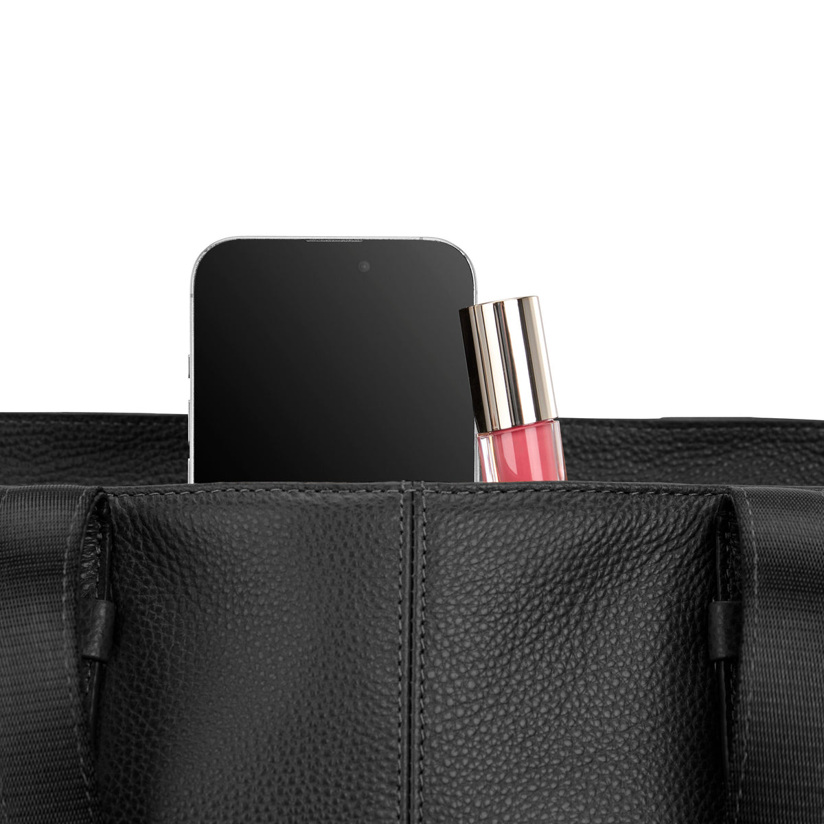 Samsonite Mobile Solution 2 Leather Business Tote in the color Black.