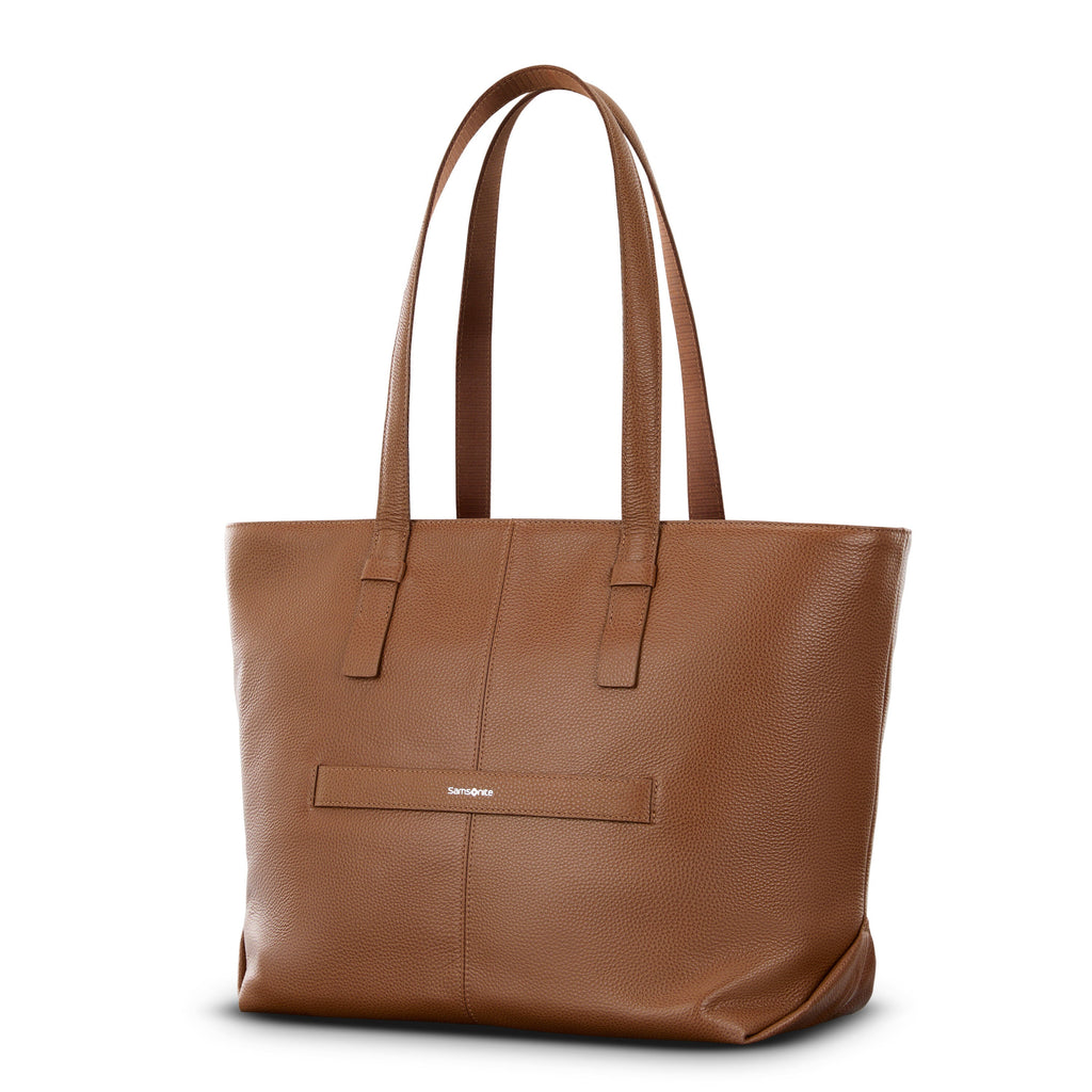 Samsonite Mobile Solution 2 Leather Business Tote in the color Cognac.