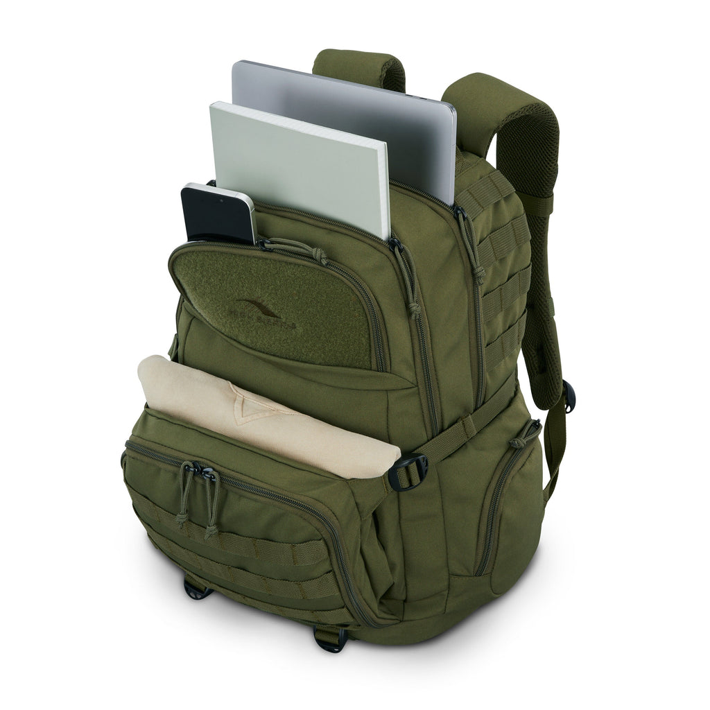 High Sierra Pathsetter Backpack in the color Moss.