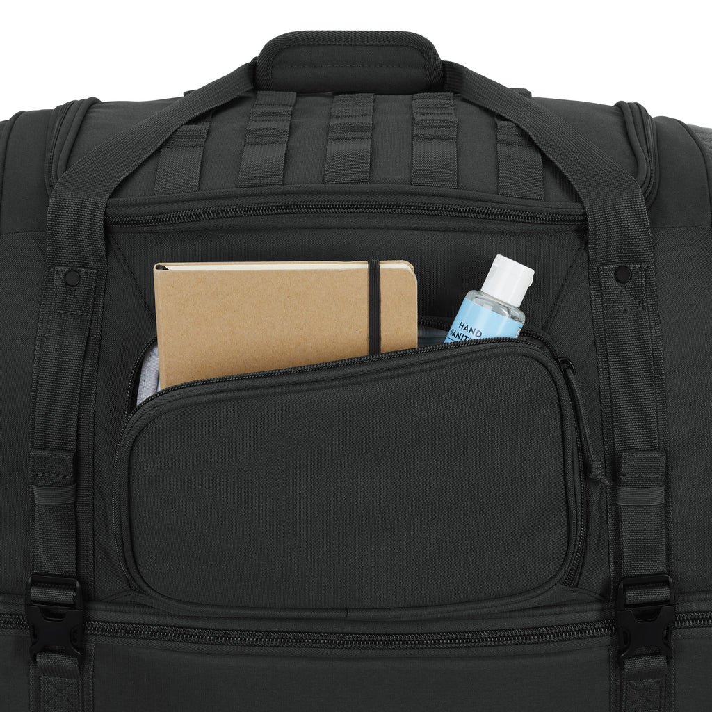 High Sierra Pathsetter 28" Wheeled Duffle in the color Black.