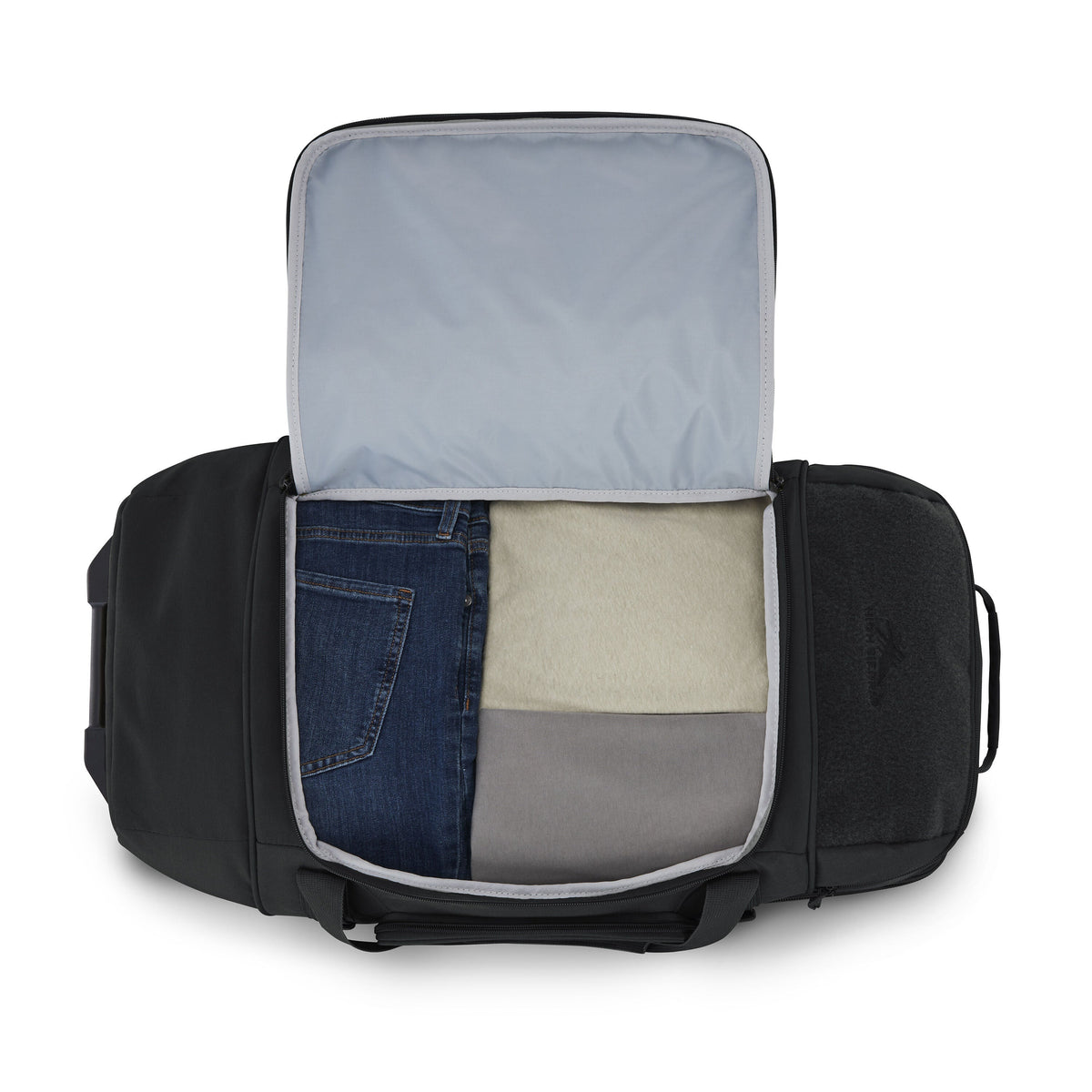 High Sierra Pathsetter 32" Wheeled Duffle in the color Black.