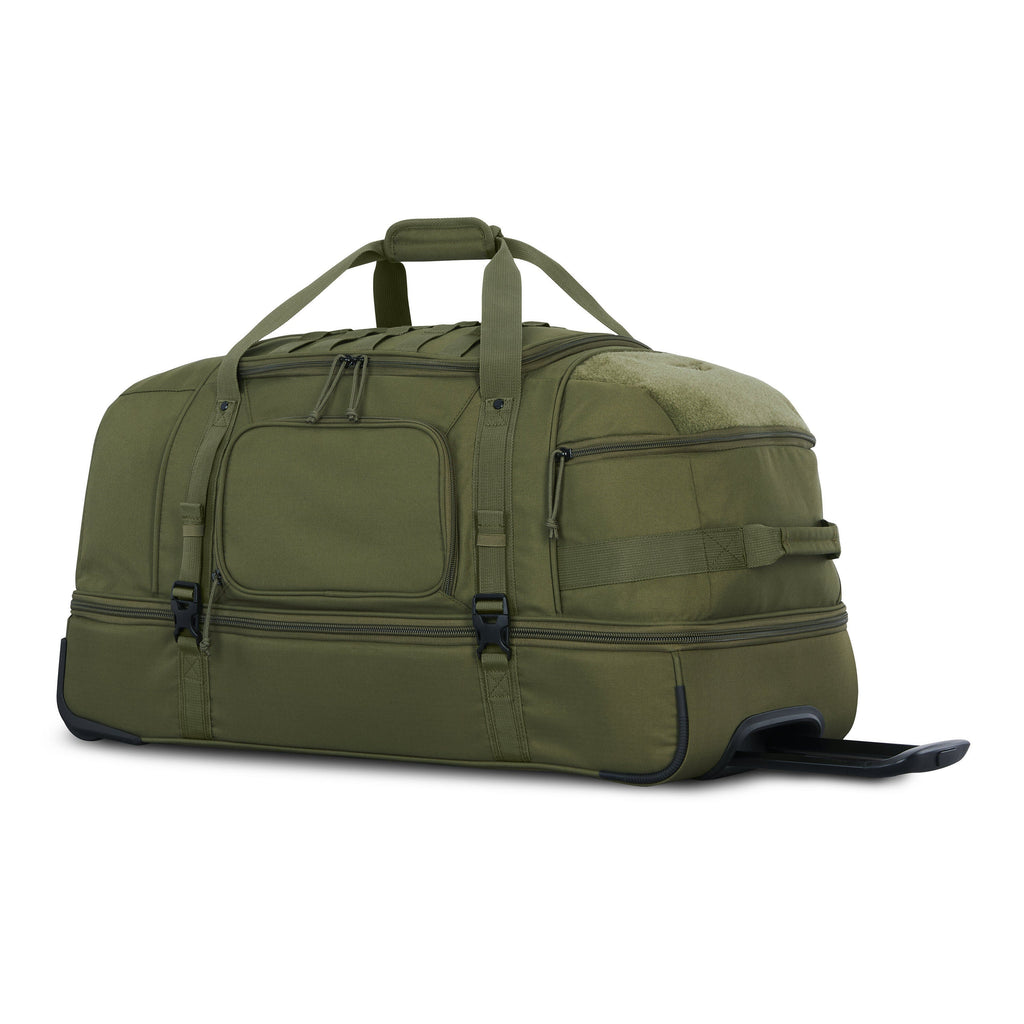 High Sierra Pathsetter 32" Wheeled Duffle in the color Moss.