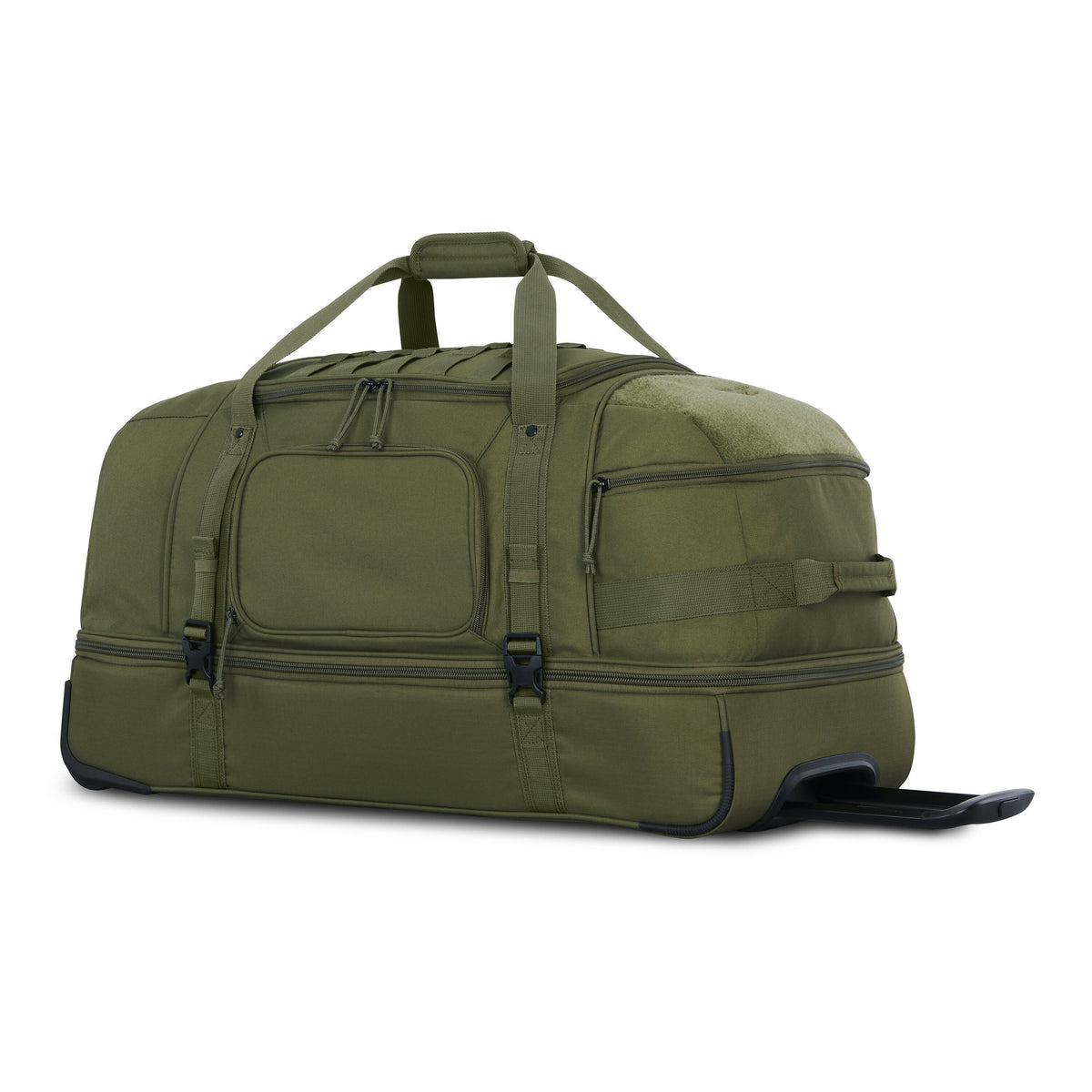 High Sierra Pathsetter 32" Wheeled Duffle in the color Moss.