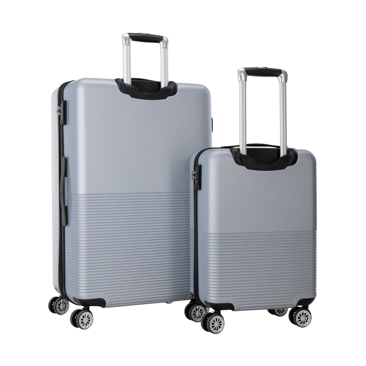Samsonite Integra Spinner 2 Piece Set (CO/L) in the color Silver.
