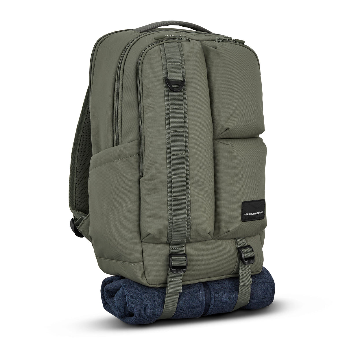 High Sierra Lineage Backpack in the color Olive.
