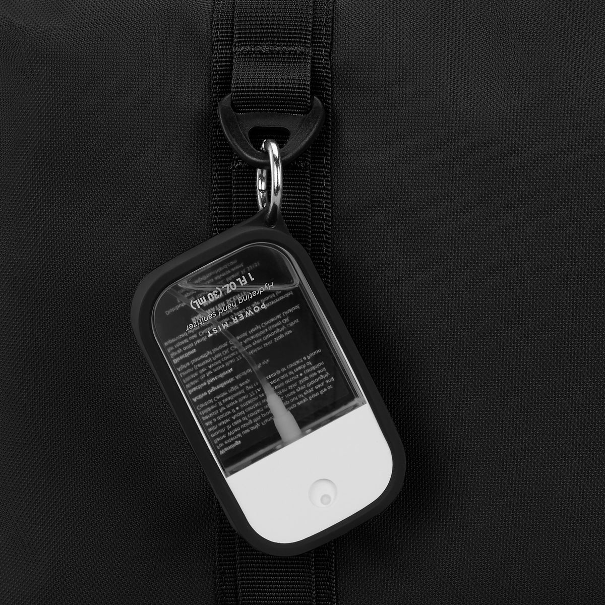 High Sierra Lineage Flap Backpack in the color Black.