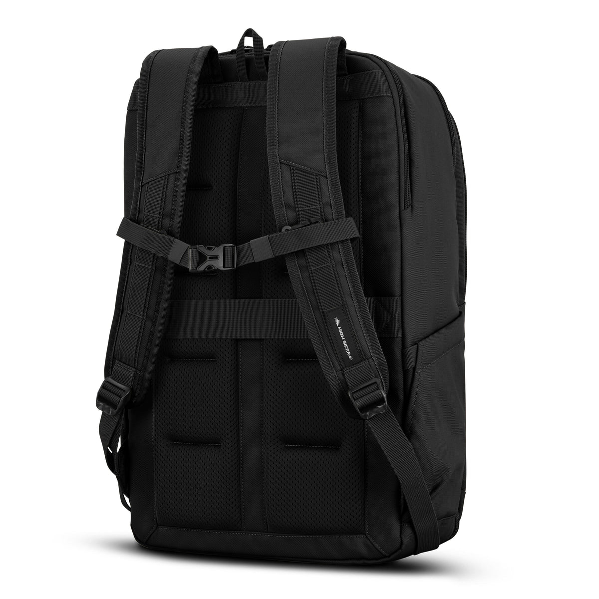 High Sierra Lineage Travel Backpack in the color Black.