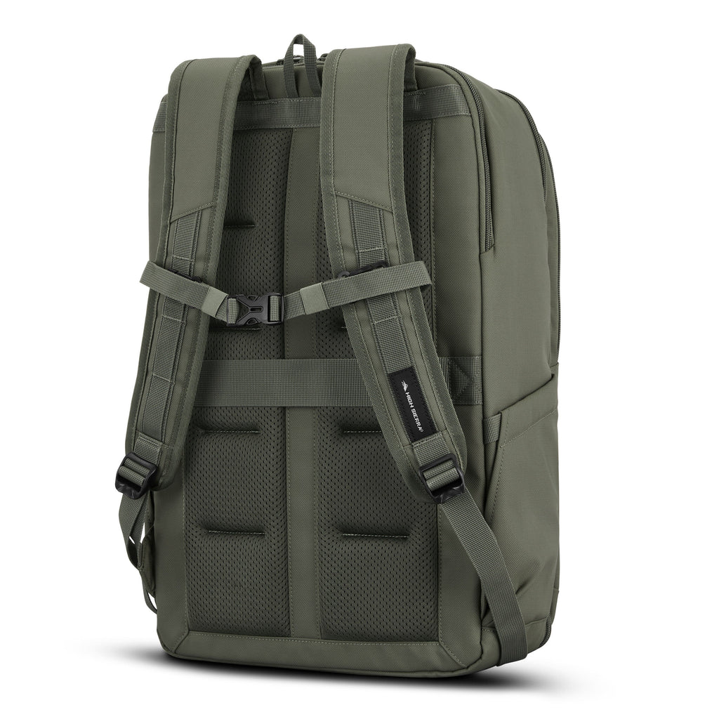 High Sierra Lineage Travel Backpack in the color Olive.